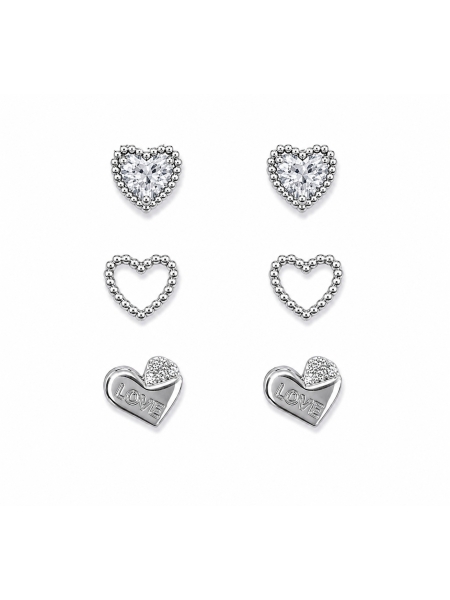 Acquista ora set orecchini cuoricini su elefantebianco.jewelry