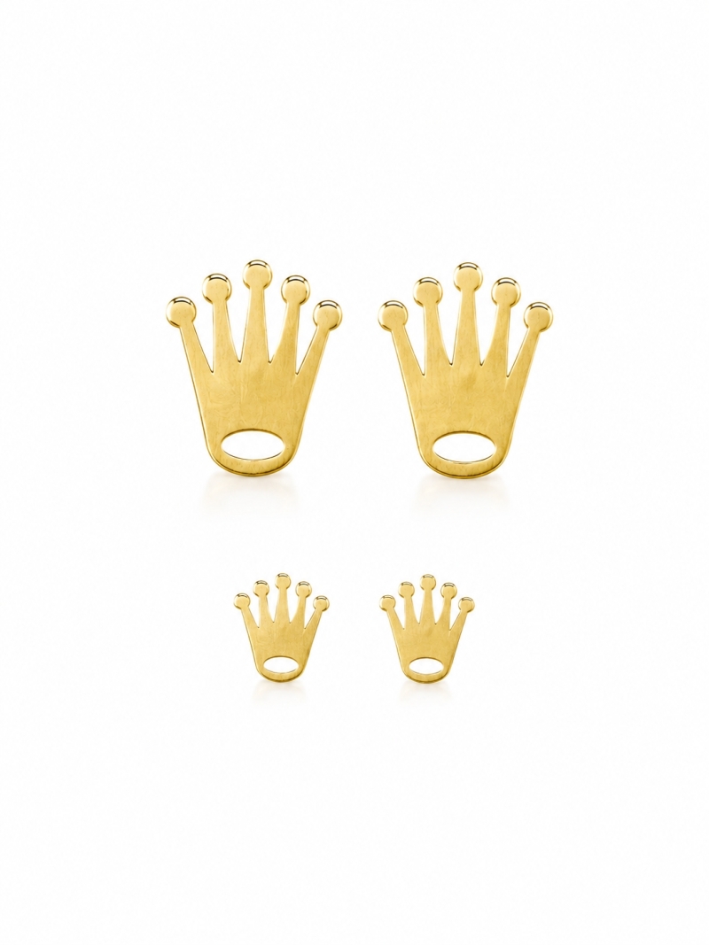 Acquista ora orecchini corona gold su elefantebianco.jewelry