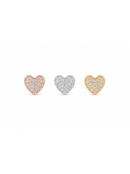 Acquista ora piercing cuore zirconato su elefantebianco.jewelry