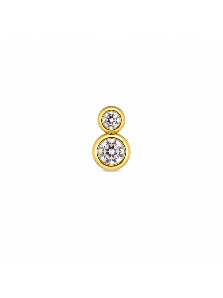 Acquista ora piercing due punto luce gold su elefantebianco.jewelry
