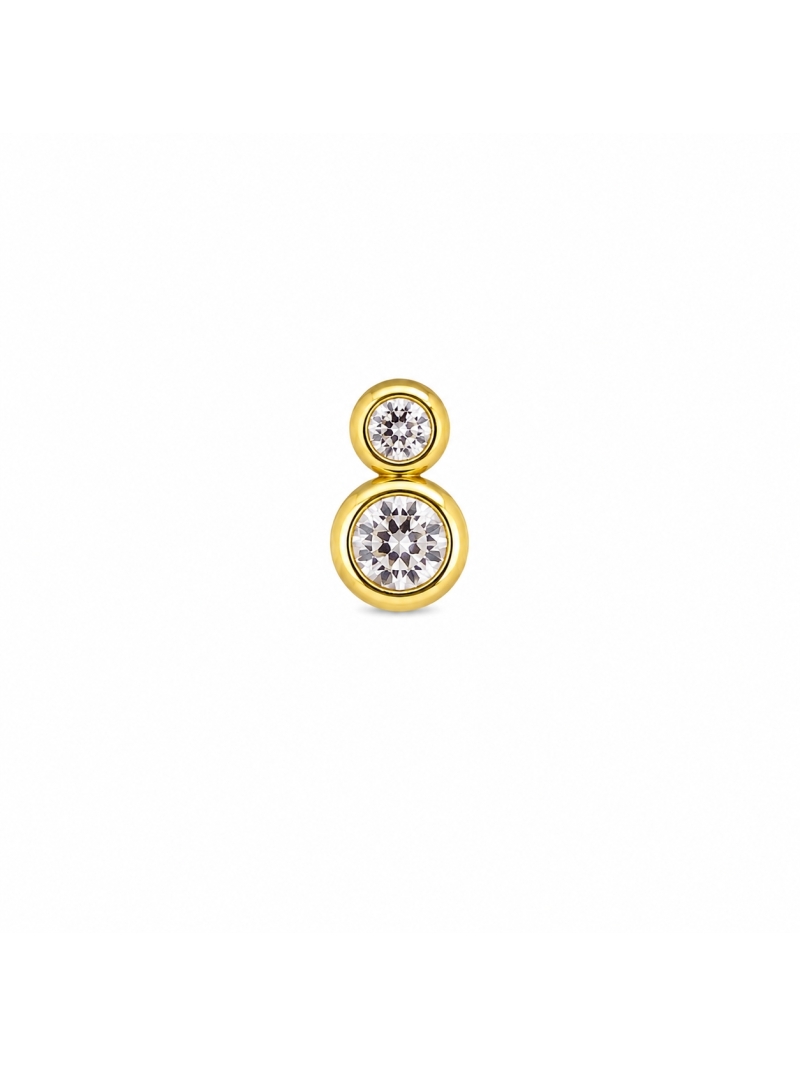 Acquista ora piercing due punto luce gold su elefantebianco.jewelry