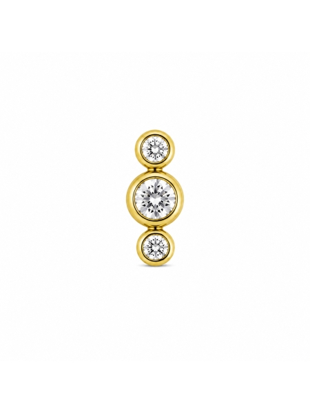 Acquista ora piercing tre punto luce gold su elefantebianco.jewelry