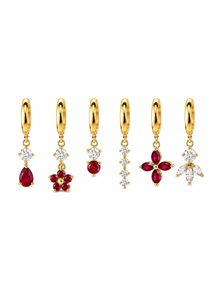 Acquista ora set fiorellino verde base gold su elefantebianco.jewelry 2