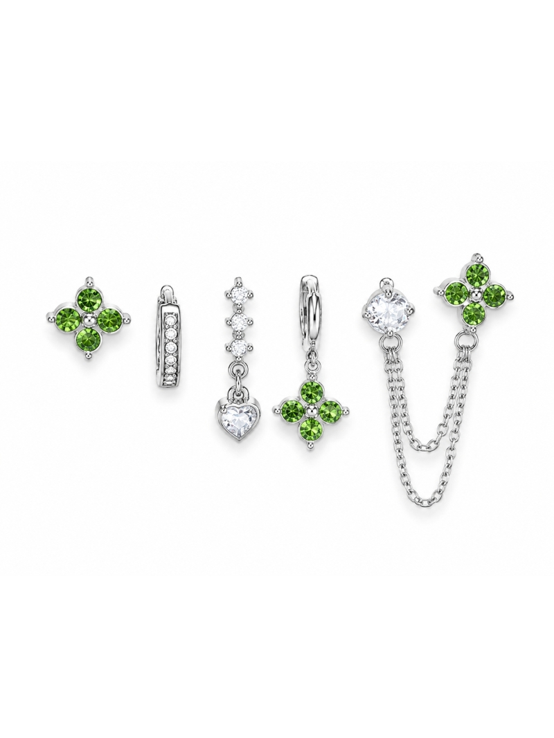 Acquista ora set fiore base silver su elefantebianco.jewelry