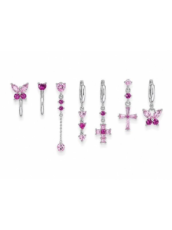 Acquista ora set farfalla e croce base silver su elefantebianco.jewelry