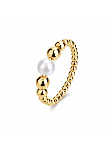 Acquista ora anello sfere e perla su elefantebianco.jewelry 2