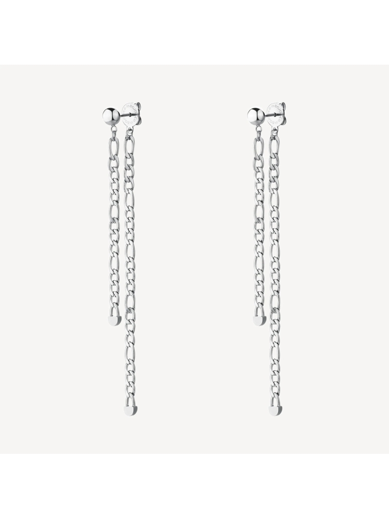Acquista ora orecchini pendenti doppio filo catena su elefantebianco.jewelry