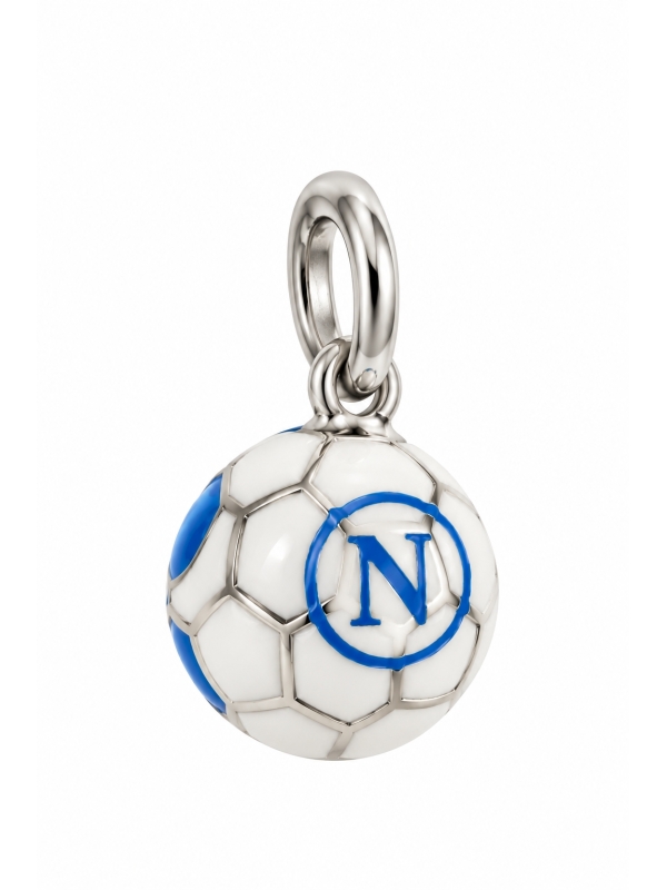 Acquista ora ciondolo napoli pallone su elefantebianco.jewelry