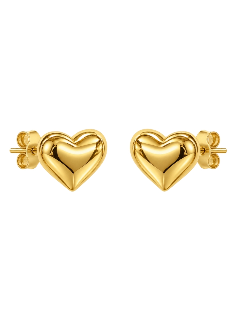 Acquista ora orecchini cuore bombato su elefantebianco.jewelry