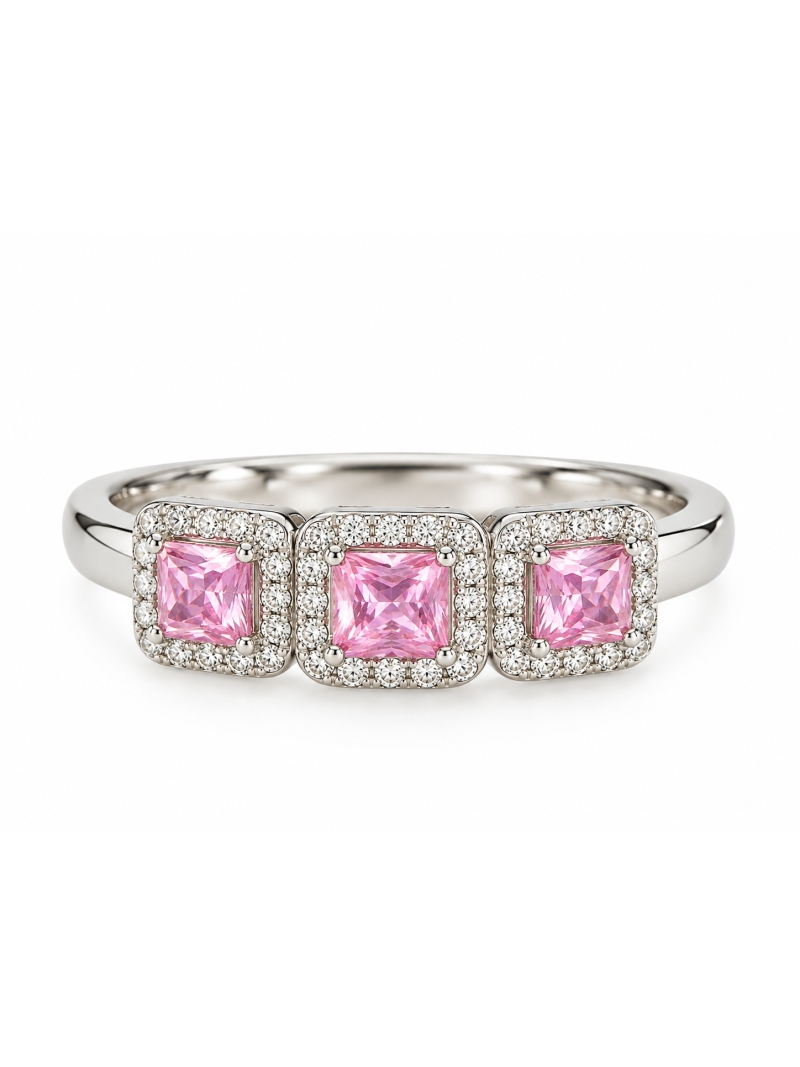 Acquista ora amello trilogy quadrato rosa su elefantebianco.jewelry