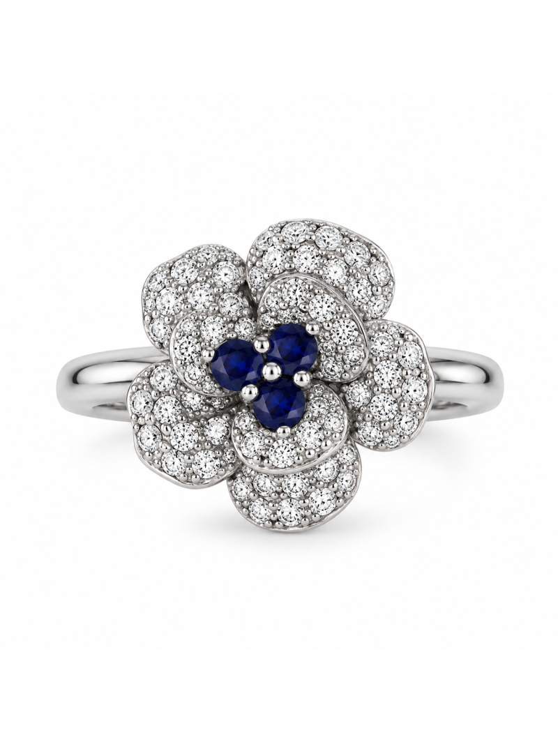 Acquista ora anello camelia su elefantebianco.jewelry