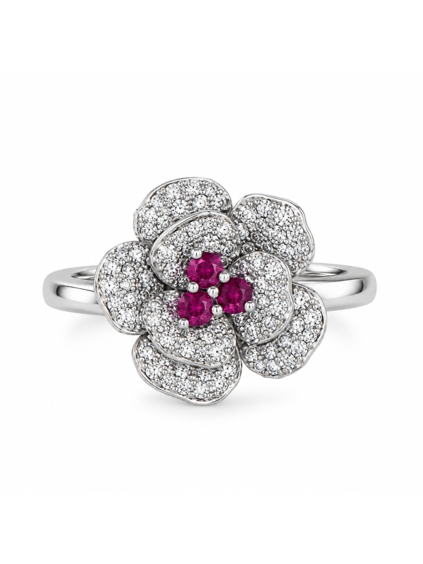 Acquista ora anello camelia su elefantebianco.jewelry