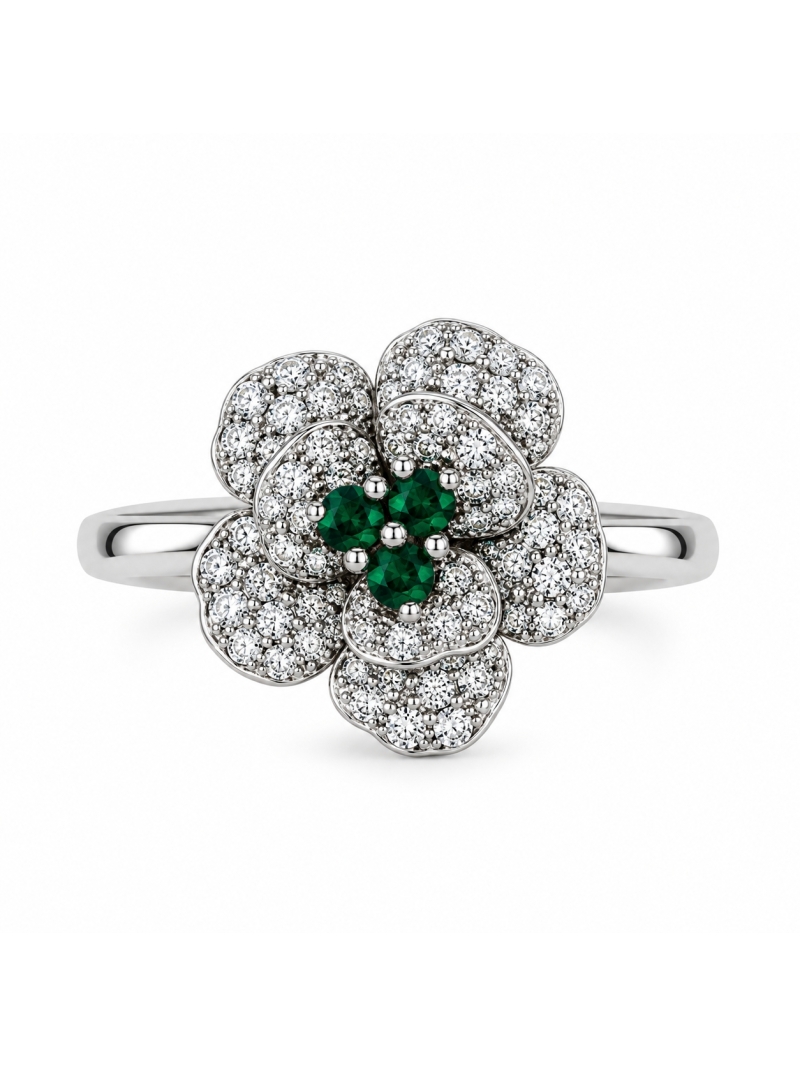 Acquista ora anello camelia su elefantebianco.jewelry