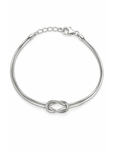 Acquista ora bracciale nodo snake argento925 su elefantebianco.jewelry
