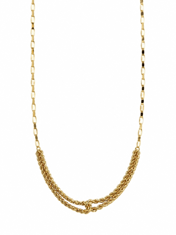 Acquista ora collana metà foglioline e fune su elefantebianco.jewelry